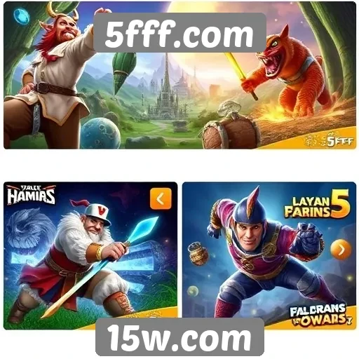 Destaques dos jogos disponíveis no 5fff.com